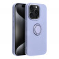 Apple iPhone 15 Pro Hülle Silicone ring Lila (Violet)