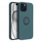 Apple iPhone 15 Hülle Silicone ring Grün