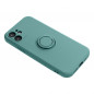 Apple iPhone 15 Hülle Silicone ring Grün