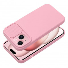 Apple iPhone 15 Hülle Slide Hell-Pink