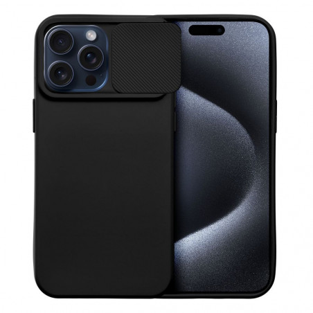 Apple iPhone 15 Pro Max Hülle Slide Schwarz