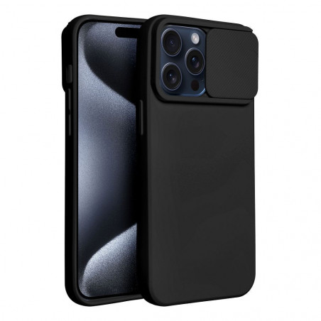 Apple iPhone 15 Pro Max Hülle Slide Schwarz