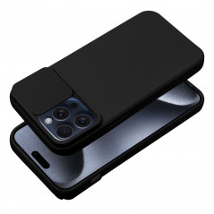 Apple iPhone 15 Pro Max Hülle Slide Schwarz
