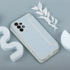 Samsung Galaxy S22 Book Handytaschen Piano Book Hellblau