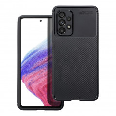 Samsung Galaxy A22 5G Hülle Carbon premium Elegant  Schwarz