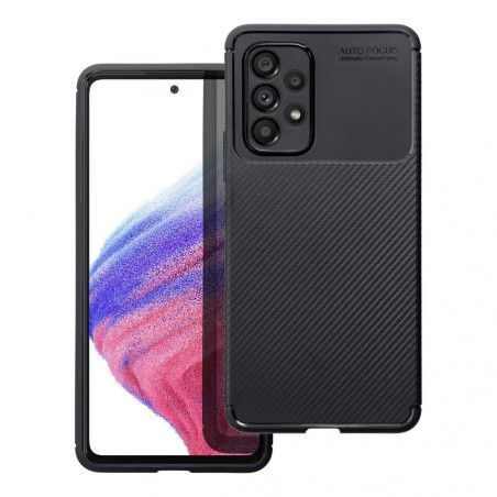 Samsung Galaxy A22 5G Hülle Carbon premium Elegant  Schwarz