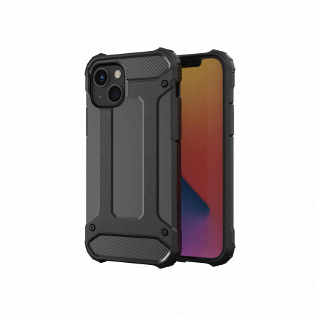 Apple iPhone 14 Pro Max Gehärtete Abdeckung Armor Schwarz