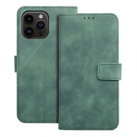 Apple iPhone 14 Pro Max Book Handytaschen TENDER Book Grün