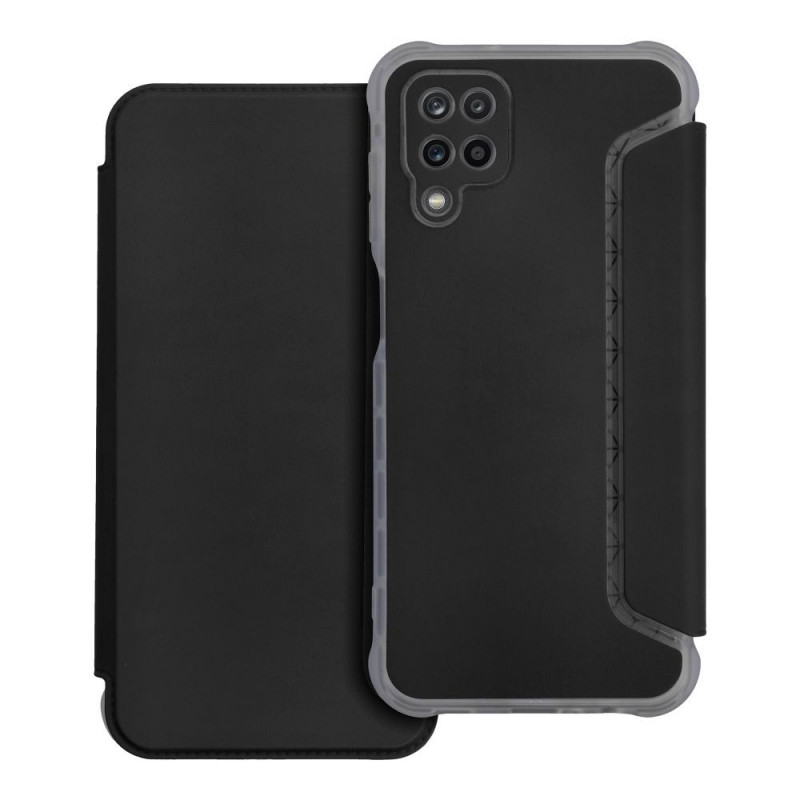 Samsung Galaxy A12 Book Handytaschen Piano Book Schwarz