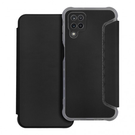 Samsung Galaxy A12 Book Handytaschen Piano Book Schwarz