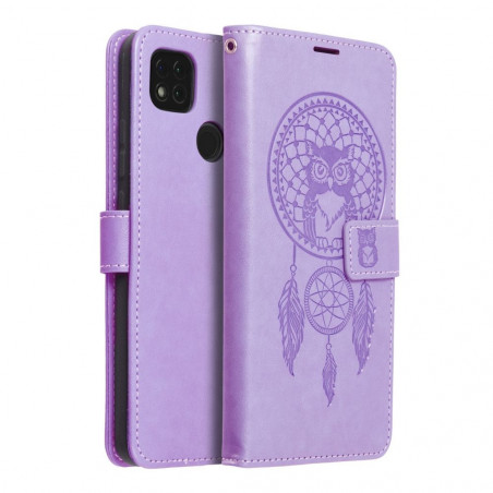 XIAOMI Redmi 9C NFC Book Handytaschen MEZZO Book Traumfänger  Lila (Purple)