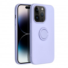 Apple iPhone 14 Pro Hülle Silicone ring Lila (Violet)