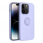 Apple iPhone 14 Pro Hülle Silicone ring Lila (Violet)
