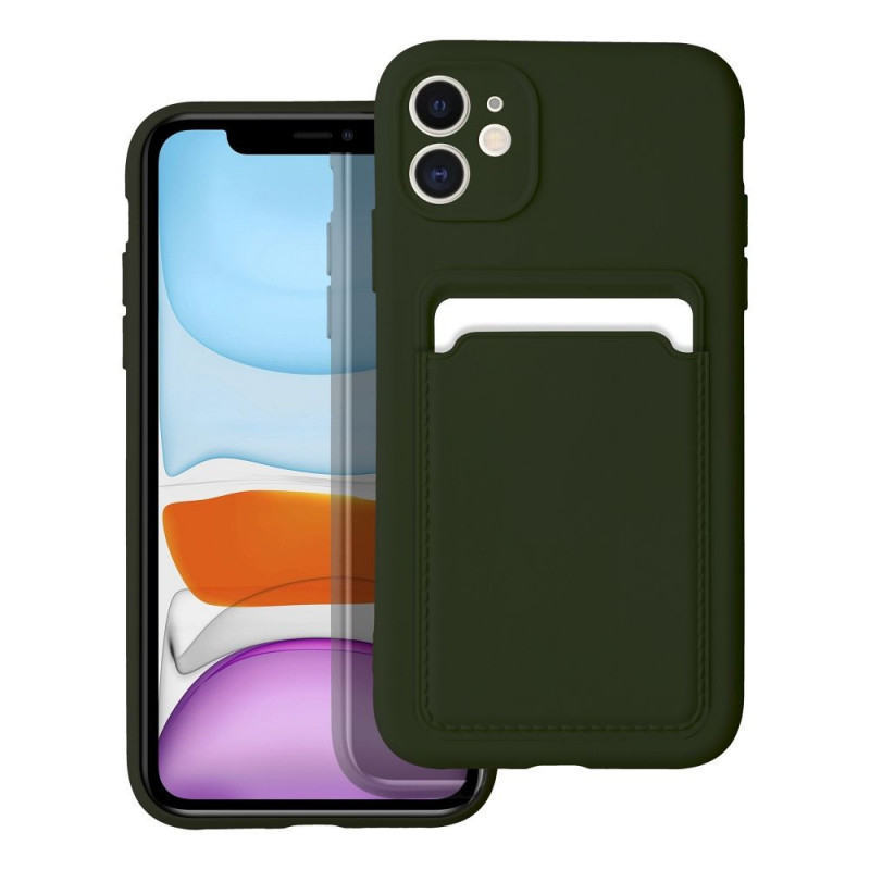 Apple iPhone 11 Hülle Card Grün