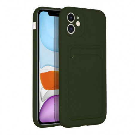 Apple iPhone 11 Hülle Card Grün