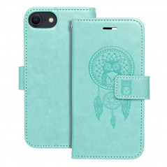 Apple iPhone 8 Book Handytaschen MEZZO Book Traumfänger  Grün