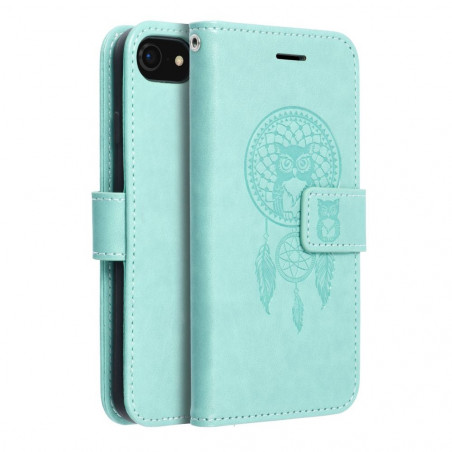 Apple iPhone 8 Book Handytaschen MEZZO Book Traumfänger  Grün