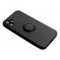 Apple iPhone 14 Pro Hülle Silicone ring Schwarz