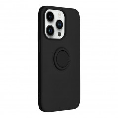 Apple iPhone 14 Pro Hülle Silicone ring Schwarz