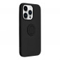 Apple iPhone 14 Pro Hülle Silicone ring Schwarz