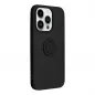 Apple iPhone 14 Pro Hülle Silicone ring Schwarz