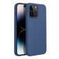 Apple iPhone 14 Pro Max Hülle Silicone Elegant  Blau
