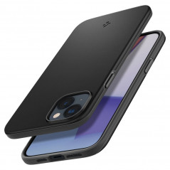 Apple iPhone 14 Hülle Spigen Thin Fit Schwarz