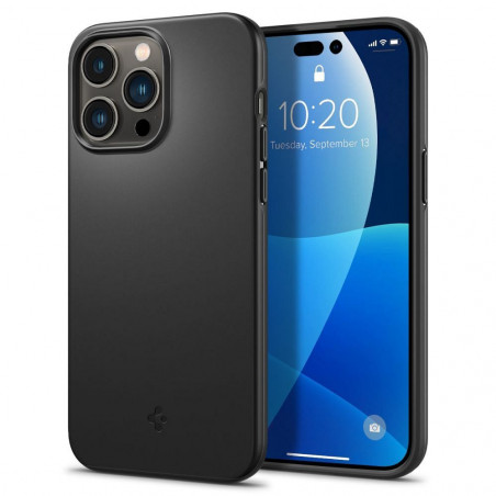 Apple iPhone 14 Pro Max Hülle Spigen Thin Fit Schwarz