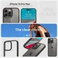 Apple iPhone 14 Pro Max Hülle Spigen Ultra Hybrid Kristallklar  Matt Schwarz