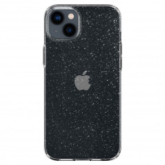 Apple iPhone 14 Plus Hülle Spigen Liquid Crystal Kristallklar  Glitzerkristall