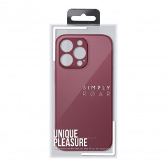 Apple iPhone X Hülle Roar Matte Glass Stilvoll  Rotwein