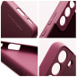 Samsung Galaxy A12 Hülle Roar Matte Glass Stilvoll  Rotwein