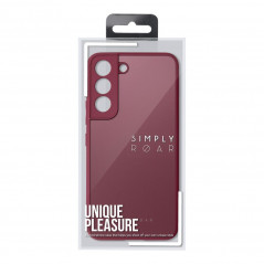 Samsung Galaxy S22 Plus Hülle Roar Matte Glass Stilvoll  Rotwein