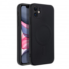 Apple iPhone 11 Hülle Silicone Mag Cover MagSAFE  Schwarz