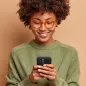 Apple iPhone XS Max Hülle Roar Luna Monochromatische, Stilvoll, Ein ästhetisches Accessoire  Schwarz
