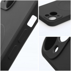 Apple iPhone 13 Pro Max Hülle Silicone Mag Cover MagSAFE  Schwarz