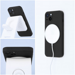 Apple iPhone 13 Pro Max Hülle Silicone Mag Cover MagSAFE  Schwarz