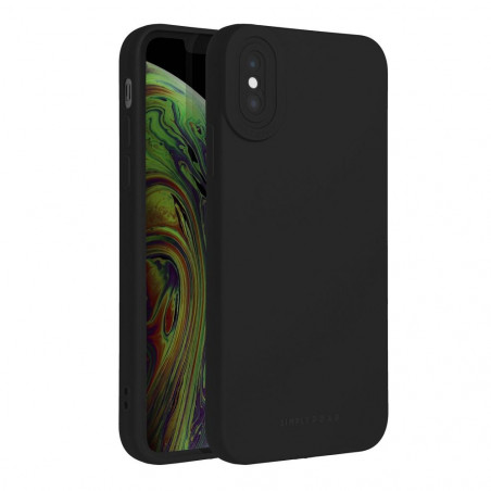 Apple iPhone XS Hülle Roar Luna Monochromatische, Stilvoll, Ein ästhetisches Accessoire  Schwarz