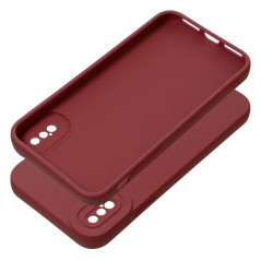 Apple iPhone XS Hülle Roar Luna Monochromatische, Stilvoll, Ein ästhetisches Accessoire  Rot
