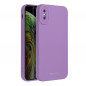 Apple iPhone XS Hülle Roar Luna Monochromatische, Stilvoll, Ein ästhetisches Accessoire  Lila (Violet)