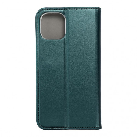 Apple iPhone 12 Book Handytaschen Smart Magneto book Dunkelgrün