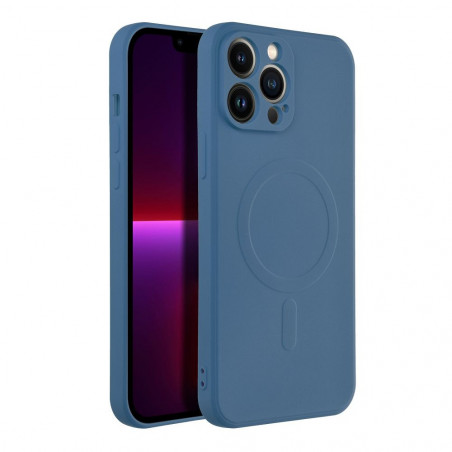 Apple iPhone 13 Pro Max Hülle Silicone Mag Cover MagSAFE  Blau