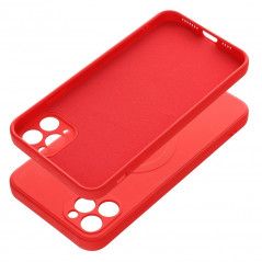 Apple iPhone 11 Pro Max Hülle Silicone Mag Cover MagSAFE  Rot