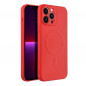 Apple iPhone 13 Pro Max Hülle Silicone Mag Cover MagSAFE  Rot