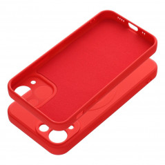 Apple iPhone 13 mini Hülle Silicone Mag Cover MagSAFE  Rot
