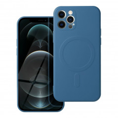 Apple iPhone 12 Pro Hülle Silicone Mag Cover MagSAFE  Blau