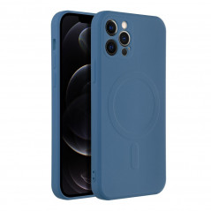 Apple iPhone 12 Pro Hülle Silicone Mag Cover MagSAFE  Blau