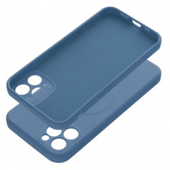 Apple iPhone 12 Pro Hülle Silicone Mag Cover MagSAFE  Blau