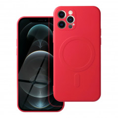 Apple iPhone 12 Pro Hülle Silicone Mag Cover MagSAFE  Rot