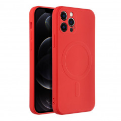 Apple iPhone 12 Pro Hülle Silicone Mag Cover MagSAFE  Rot
